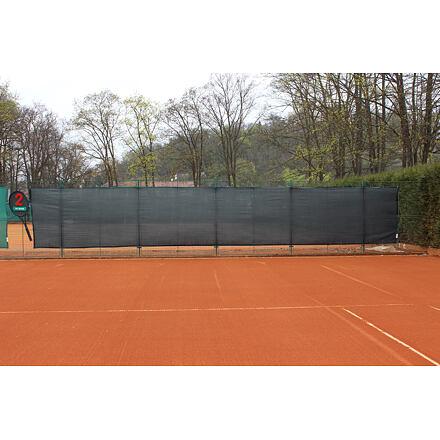 Professional zástena na tenisové kurty zelená tm. 2 x 24 m 1