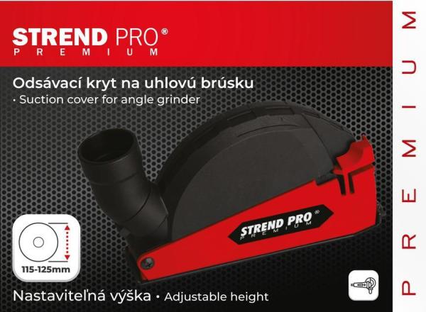 Kryt Strend Pro CDS5, odsávací, 115/125 mm, na uhlovú brúsku, na frézovanie