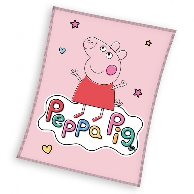 Mikroplyšová deka 110/140cm Peppa Pig, PP224051