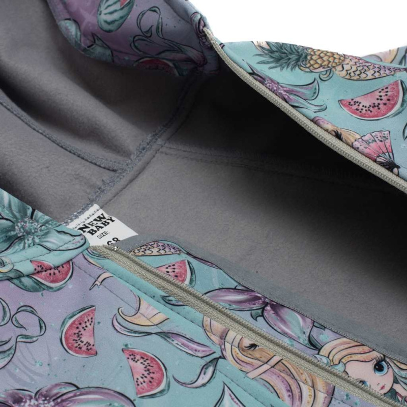 Softshellový dojčenský overal New Baby Morské panny 98 (2-3 r) 3