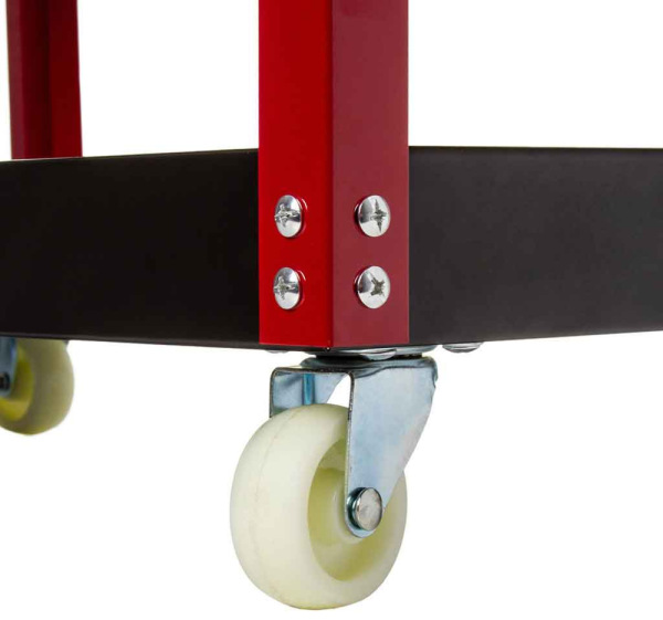 Vozík na náradie s 3 policami na kolieskach a s brzdou, MAR-POL 4