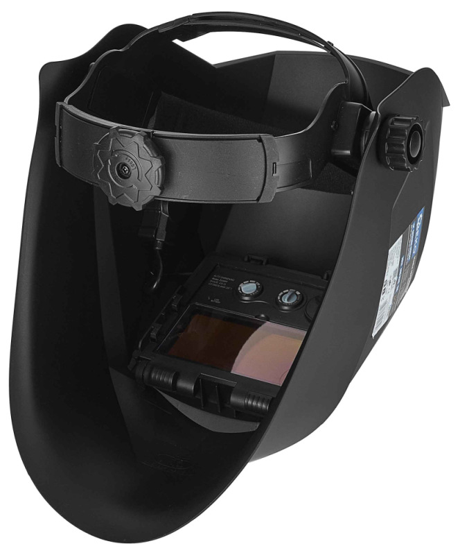 Kukla zváračska samostmievacia so svetlom, zorník 92 x 42 mm, GEKO 6