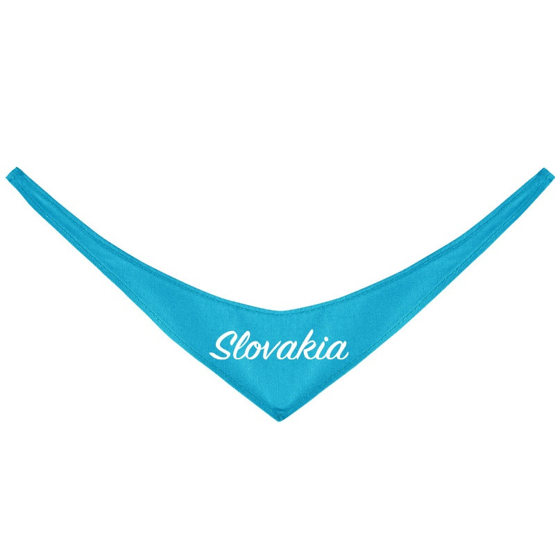 Potlačená Šatka na plyš - SLOVAKIA 1
