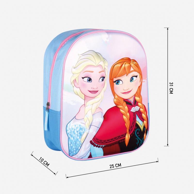 CERDÁ Dievčenský 3D batoh DISNEY FROZEN, 2100003421