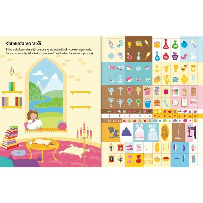 555 samolepiek - Princeznin palác 4