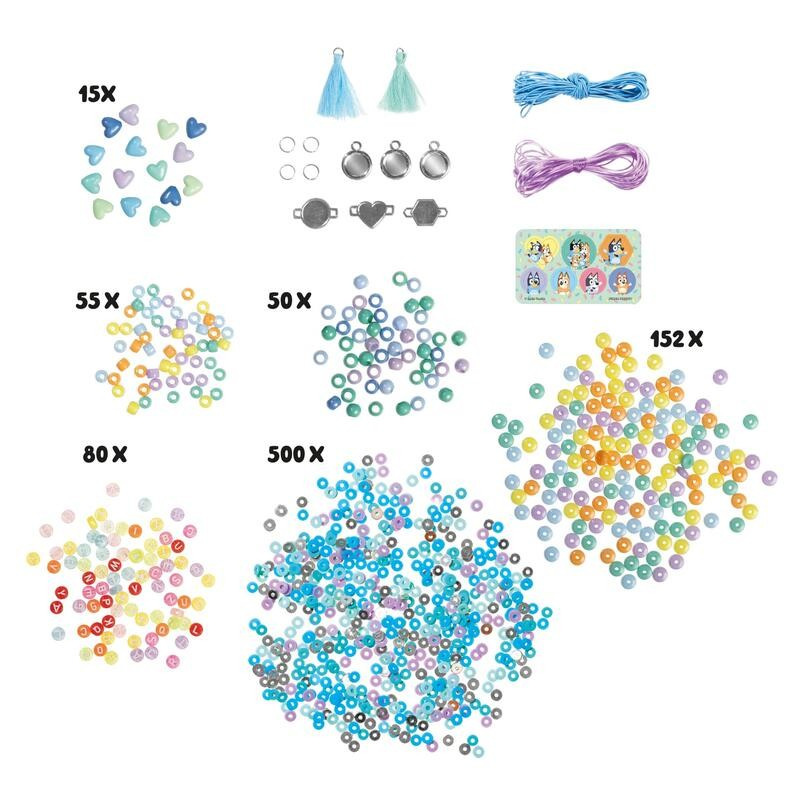 Bluey šperky z korálikov 2