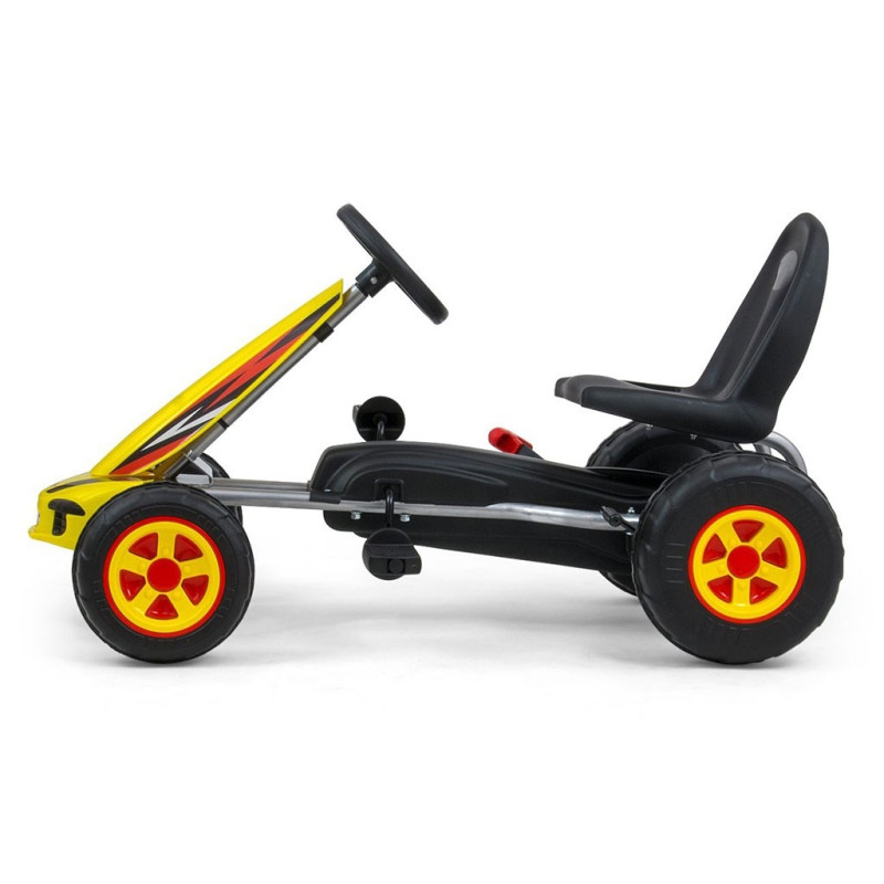 Detská šliapacia motokára Go-kart Milly Mally Viper ružová 1