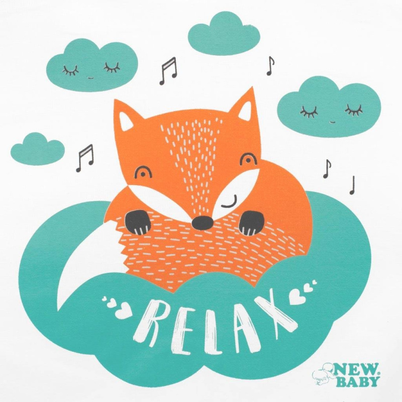 Detské kreslo z Minky New Baby Líška mätové 3