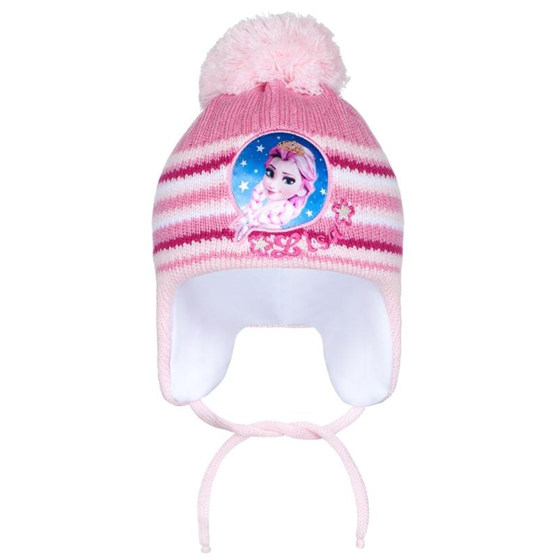 Zimná detská čiapočka New Baby Lisa bledo ružová 104 (3-4r)