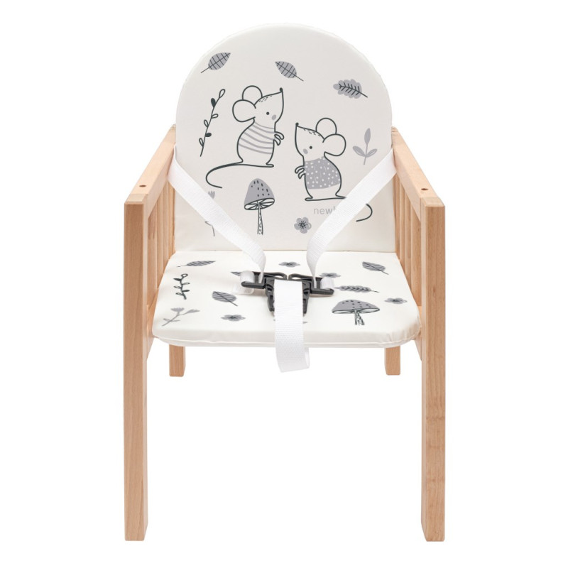 Detská drevená jedálenská stolička New Baby Jerry 3
