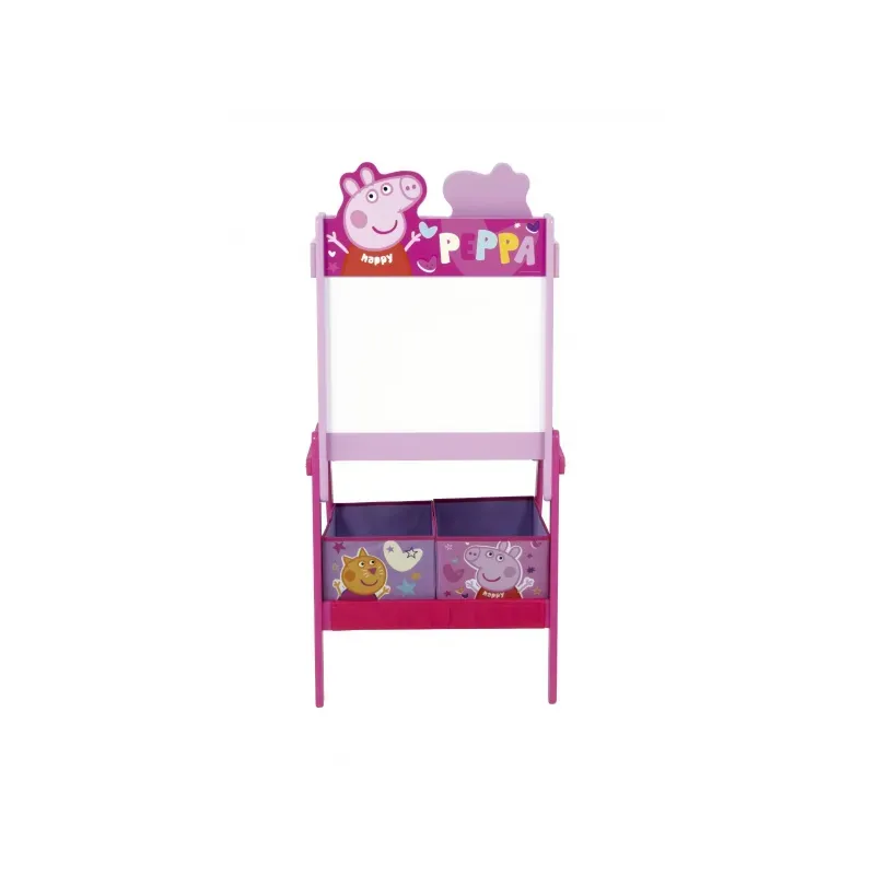 ARDITEX Obojstranná tabuľa pre deti s úložným boxom PEPPA PIG, PP14444