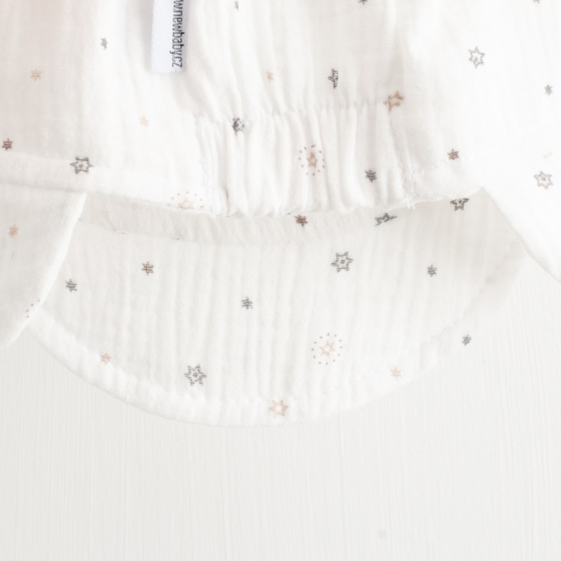 Detská letná mušelínová čiapka so šiltom New Baby Arthur 68/74 1