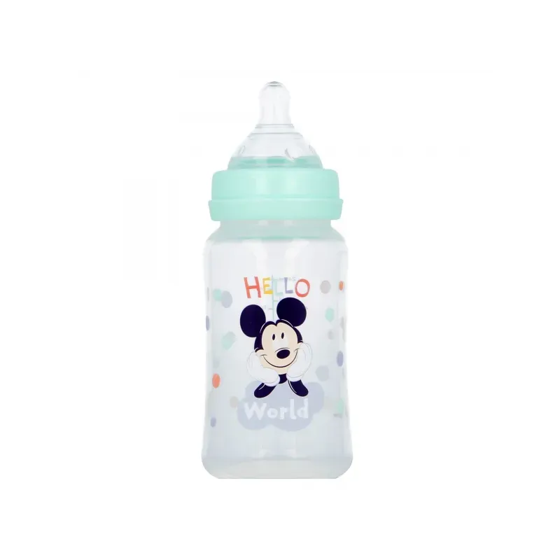 STOR Dojčenská fľaša MICKEY MOUSE, 0+, 240ml, 13002