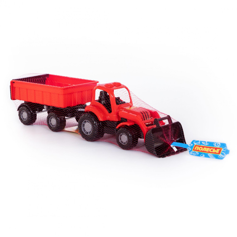 Traktor nakladač s prívesom Macher 2