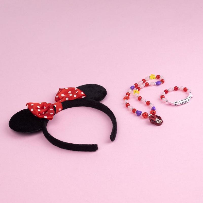 CERDÁ Beauty set MINNIE MOUSE (náhrdelník, náramok, čelenka), 2500002219