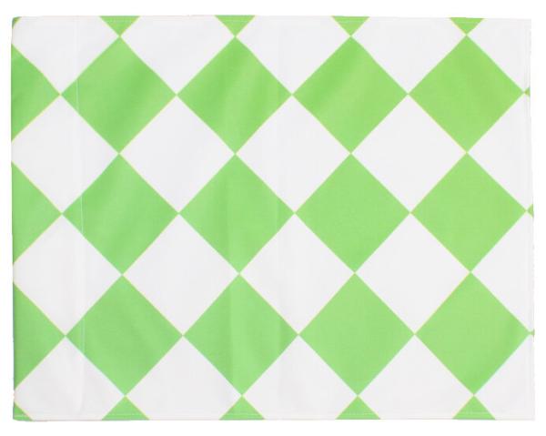 Merco Rohová zástavka látka zelená-biela