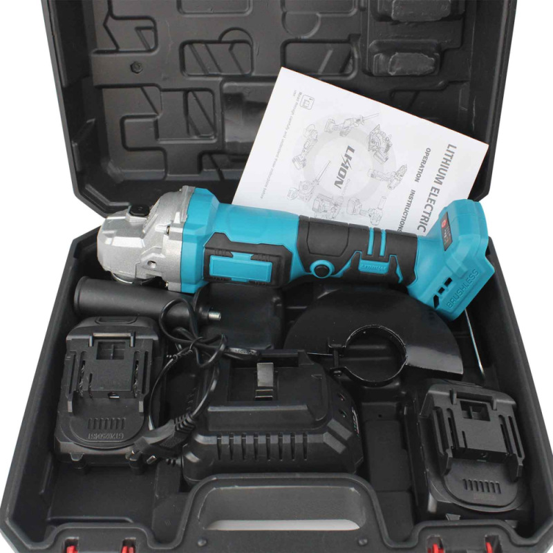 Akumulátorová uhlová brúska 125 mm, 2 x 2Ah batéria, VASKO 11