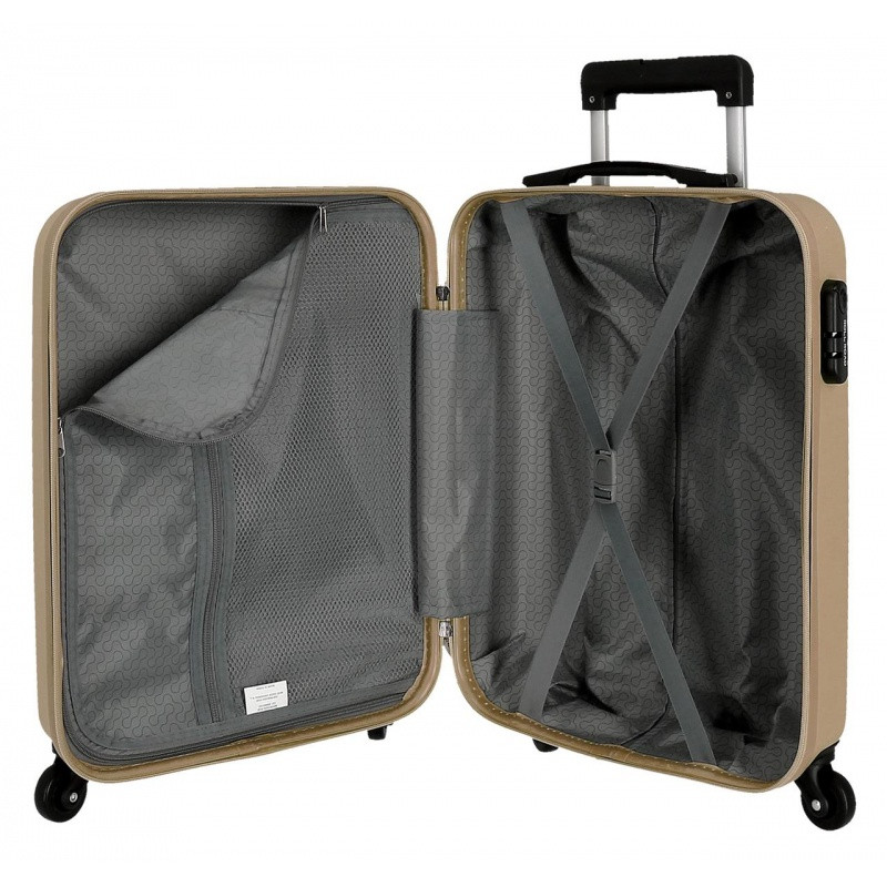 ROLL ROAD Flex Champagne, Sada ABS cestovných kufrov, 55-65-75cm, 5849469 9