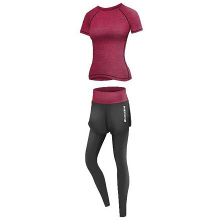 Runner Long 2W fitness set plum
