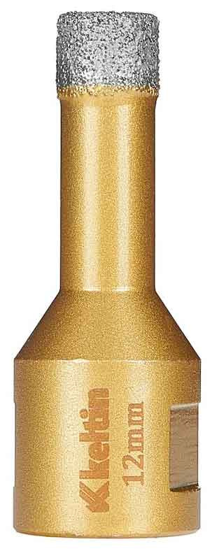 Vrták diamantový korunkový, závit M14 do uhlovej brúsky priemer 12 mm, GEKO