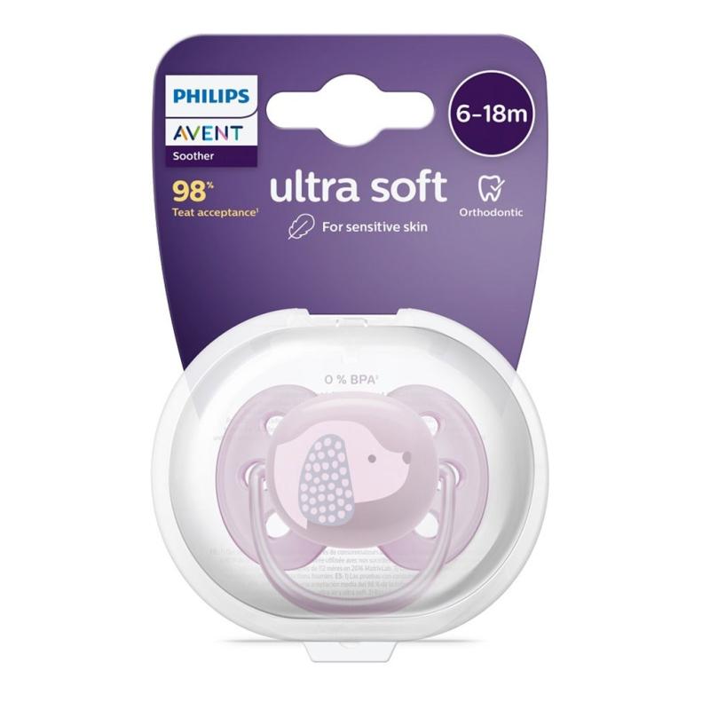 Dojčenský cumlík Ultrasoft Premium Avent 6-18 mesiacov pejsek 6-18 m