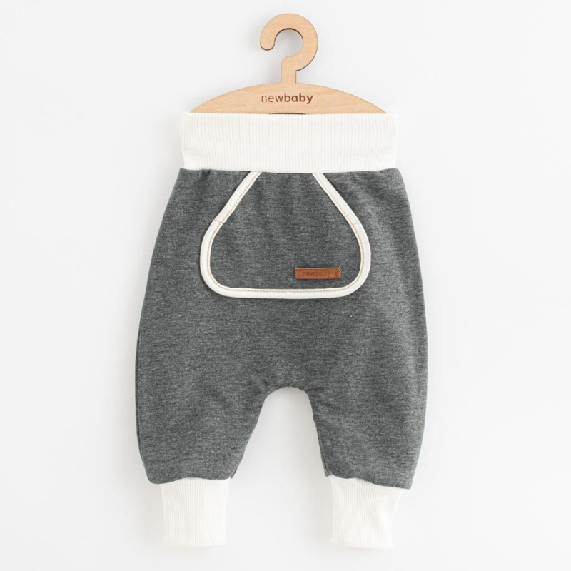 Dojčenské tepláčky a mikinka New Baby Sebastian sivá 86 (12-18m) 2