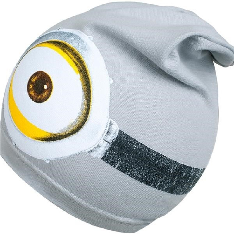 Jarná detská čiapočka New Baby mimoň sivá 104 (3-4r) 1