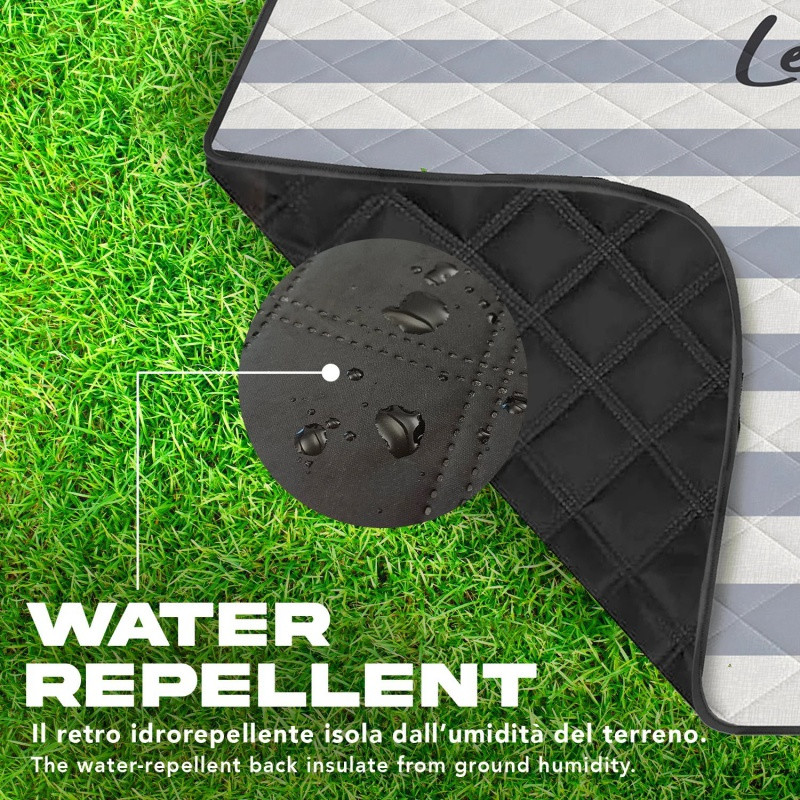 Veľká pikniková deka Perletti Travel – Stripes, 200x200cm, 13155 5