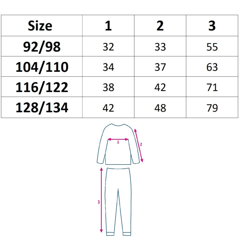 Detské bavlnené pyžamko New Baby pink bear 128/134 3