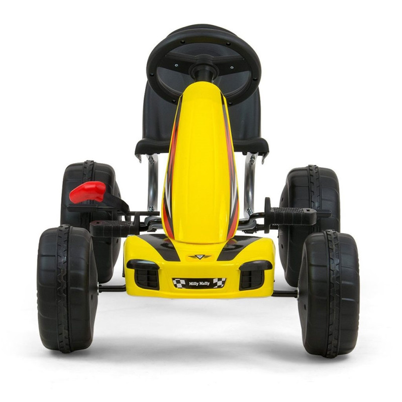 Detská šliapacia motokára Go-kart Milly Mally Viper ružová 2