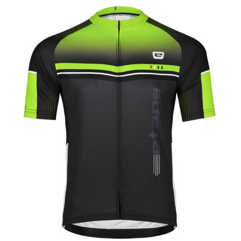 Maestro cyklistický dres čierna-žltá fluo