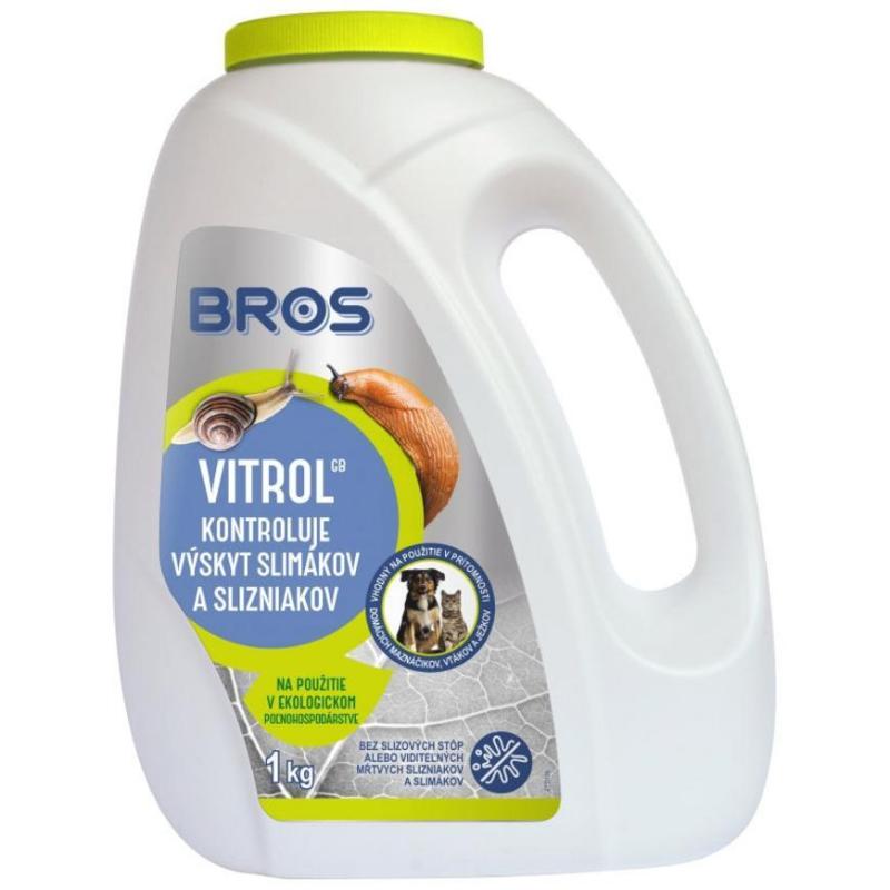 Prípravok Vitrol Bros, proti slimákom, 1000 g