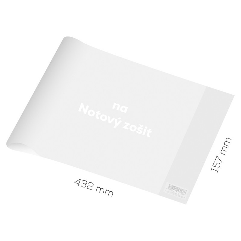 Obal na notový zošit hrubý/transparentný
