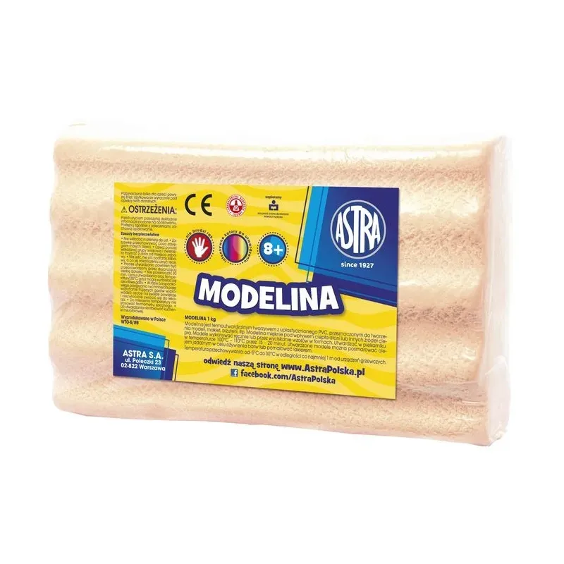 ASTRA Modelovacia hmota do rúry MODELINA 1kg Telová, 304111001