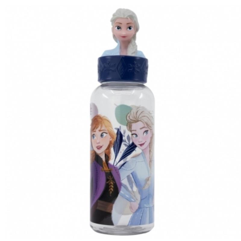 Plastová 3D fľaša s figúrkou Disney Frozen, 560ml, 74854