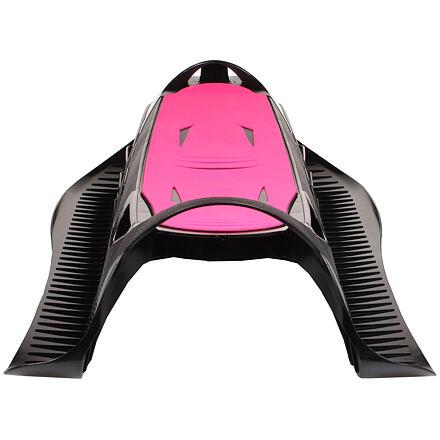 Neon Grip plastové sánky čierna-ružová 2