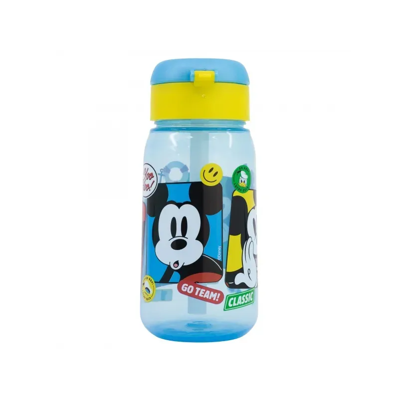 STOR Plastová fľaša s automatickým otváraním MICKEY MOUSE, 510ml, 74342