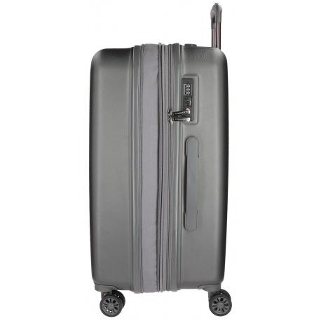 JOUMMA BAGS MOVOM Wood Antracite, Sada ABS cestovných kufrov, 75cm/65cm/55cm, 5319462