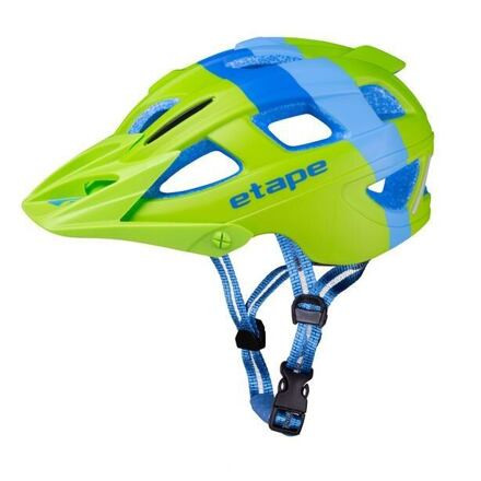 Etape Hero detská cyklistická prilba modrá-zelená veľ. XS-S 1