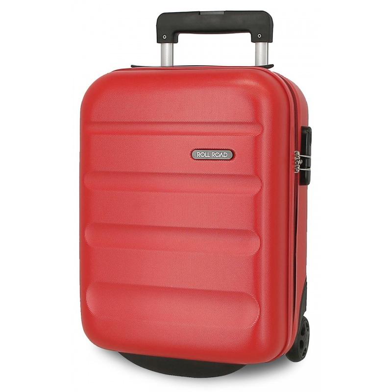 ROLL ROAD Flex Red, Príručný mini cestovný kufor, 40x30x20cm, 24L, 5849964