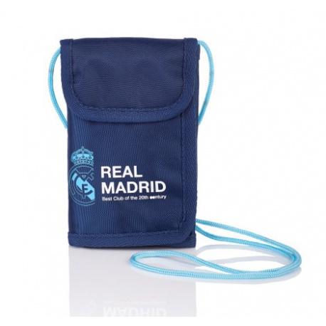 ASTRA Puzdro na krk / peňaženka REAL MADRID Blue, RM-97, 504017004