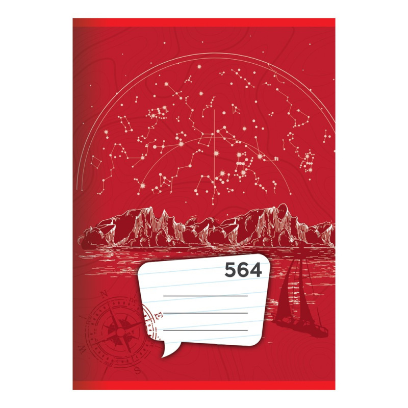 Zošit A5, 60 listový - linajkový 564 1