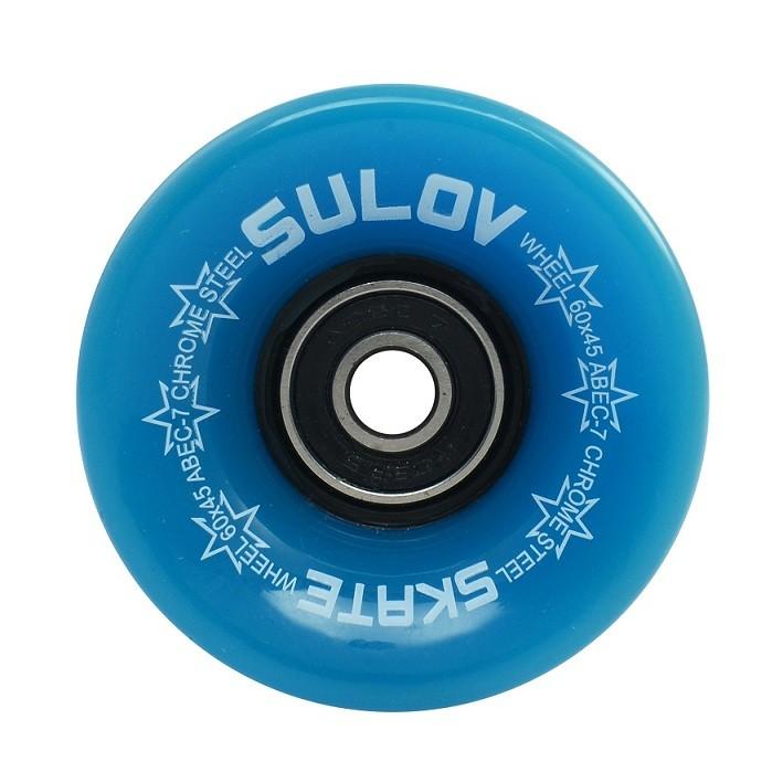 SULOV Kolieska Penny board NEON BLUE 60 x 45mm 85A, sada 4ks, s ložiskami