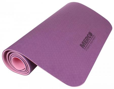 Merco TPE Yoga II karimatka s obalom 183 x 61 x 0,6 cm fialová