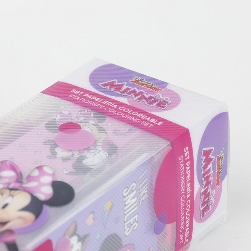 CERDÁ Kreatívny set Minnie Mouse (omaľovánky, pastelky, samolepky, blok), 2700000838