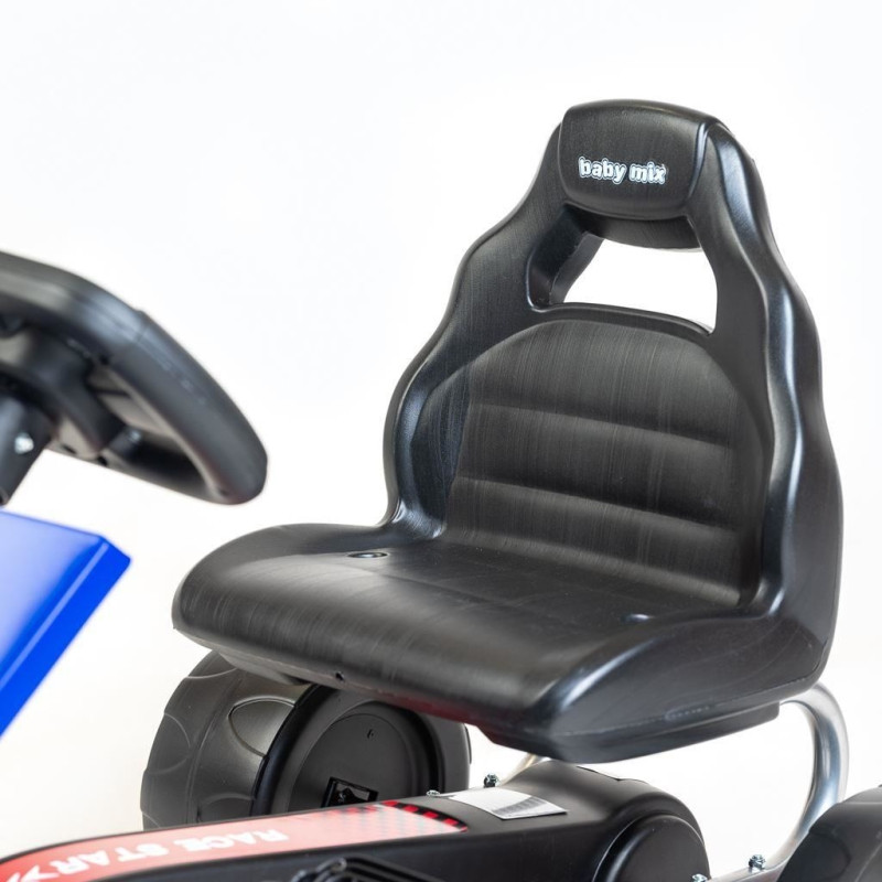 Detská šliapacia motokára Go-kart Baby Mix Speedy modrá 5