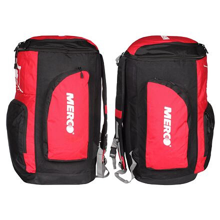Skiboot Bag taška na helmu a lyžiarky čierna-červená 2