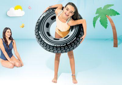 Kruh Intex® 59252NP Giant Tire, detský, nafukovací, do vody, 91 cm 1