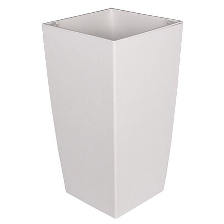 Plastkon Eliot Stone dekoratívny kvetináč 25 x 46 cm biela