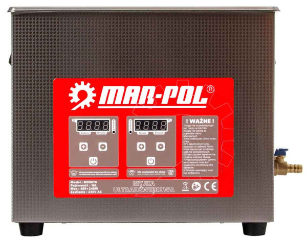 Ultrazvuková umývačka 10 litrová, MAR-POL 4